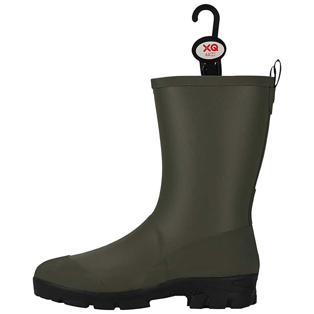 XQ heren regenlaarzen rubber - hoog in groen