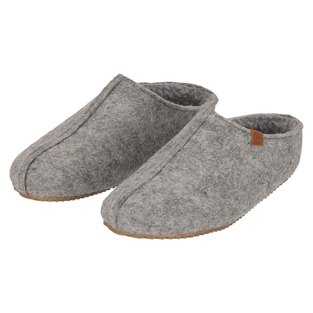 Apollo dames instap sloffen in beige - comfortabel en warm met zachte voering