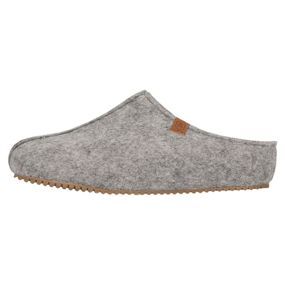 Zijaanzicht Apollo dames instap sloffen - stijlvol ontwerp met opgeruwde buitenzijde