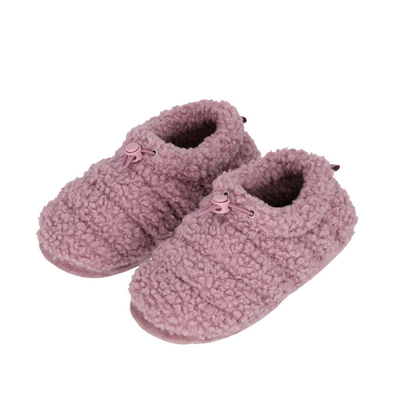 Apollo kinderen teddy huissloffen roze met zachte fluffy textuur en comfortabele pasvorm