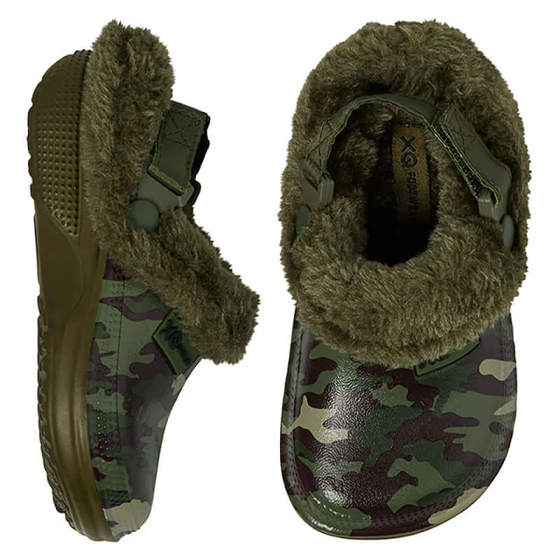 Detail van zachte bontvoering in XQ jongens tuinklomp