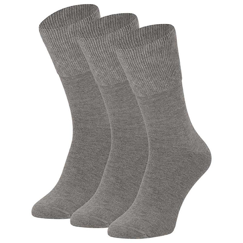 Apollo Bamboo Diabetes Sokken Grijs 3-pack