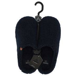 Apollo sloffen heren teddy instap in navy