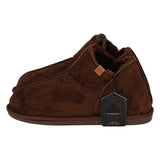 Apollo heren huissloffen hoog - suèdelook in bruin