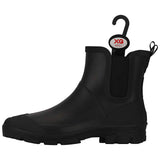 XQ heren regenlaarzen rubber - laag in zwart