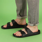 XQ Heren Sandalen Groen/Bruin/Zwart - Stoere Zomersandalen