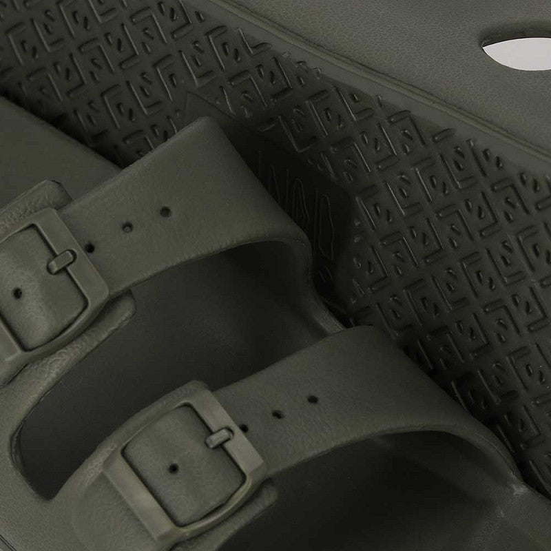 XQ Heren Sandalen Groen/Bruin/Zwart - Stoere Zomersandalen