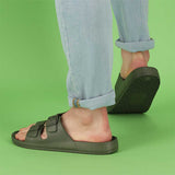 XQ Heren Sandalen Groen/Bruin/Zwart - Stoere Zomersandalen