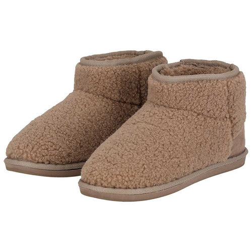 Apollo Dames Huissloffen Taupe - Warm & Comfort