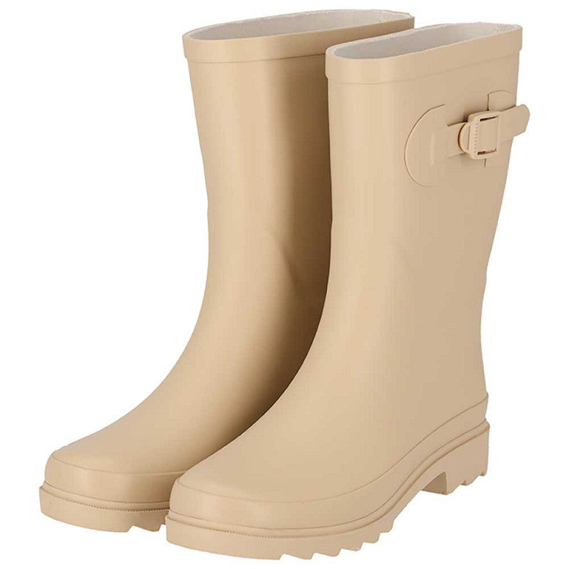 XQ Dames Regenlaarzen Beige