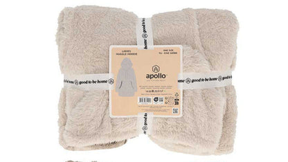 Beige dames hoodie voor herfst en winter, comfortabel en warm, perfect te combineren met teddy slippers