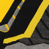 Close-up verstevigde hiel en teen van Xtreme Snowboard sokken grijs geel