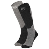 Apollo unisex skisokken grijs met verstevigde hiel en teen
