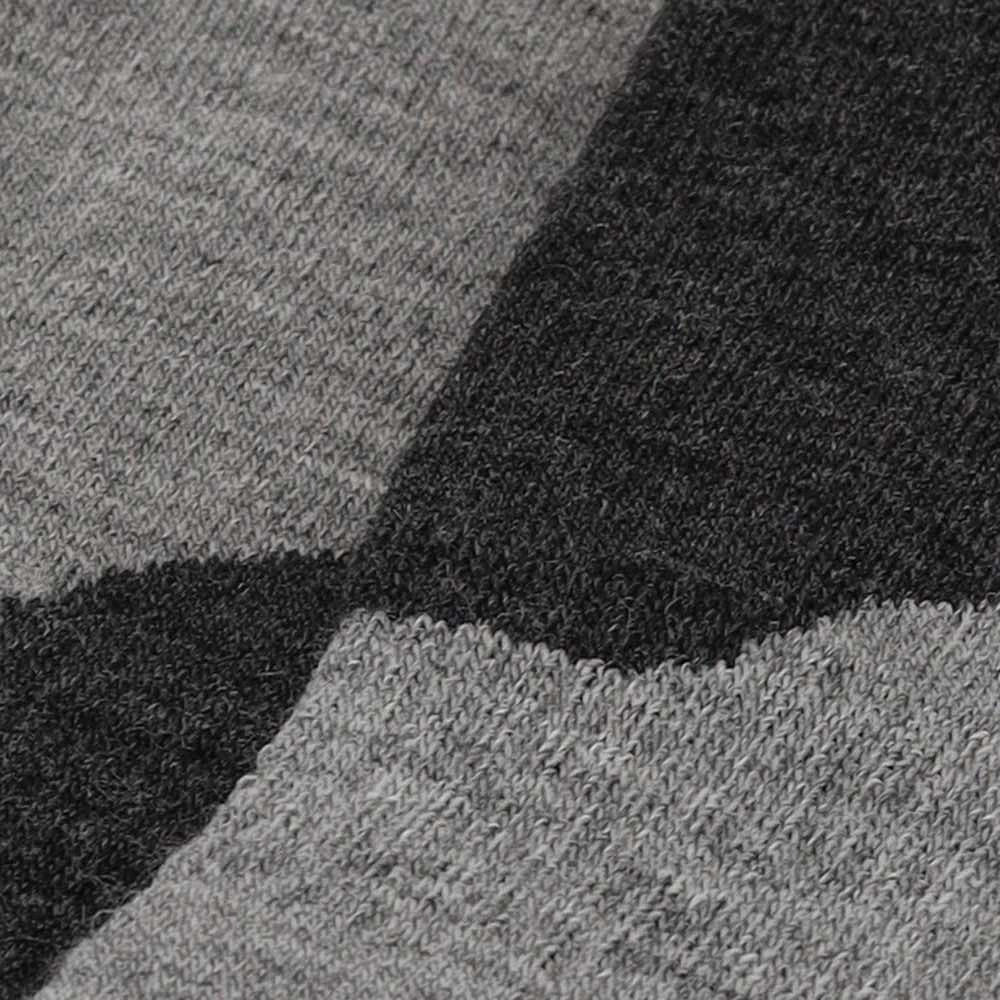 Close-up van gepolsterde zones in Apollo skisokken voor extra comfort