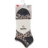 Apollo sneakersokken met trendy dierenprint, korte sokken voor stijlvol gebruik met sneakers