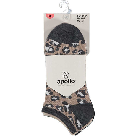 Apollo sneakersokken met trendy dierenprint, korte sokken voor stijlvol gebruik met sneakers