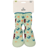 Apollo Kids anti-slip watersokken groen, zijaanzicht