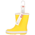 XQ kinder regenlaarzen rubber - effen kleuren in geel