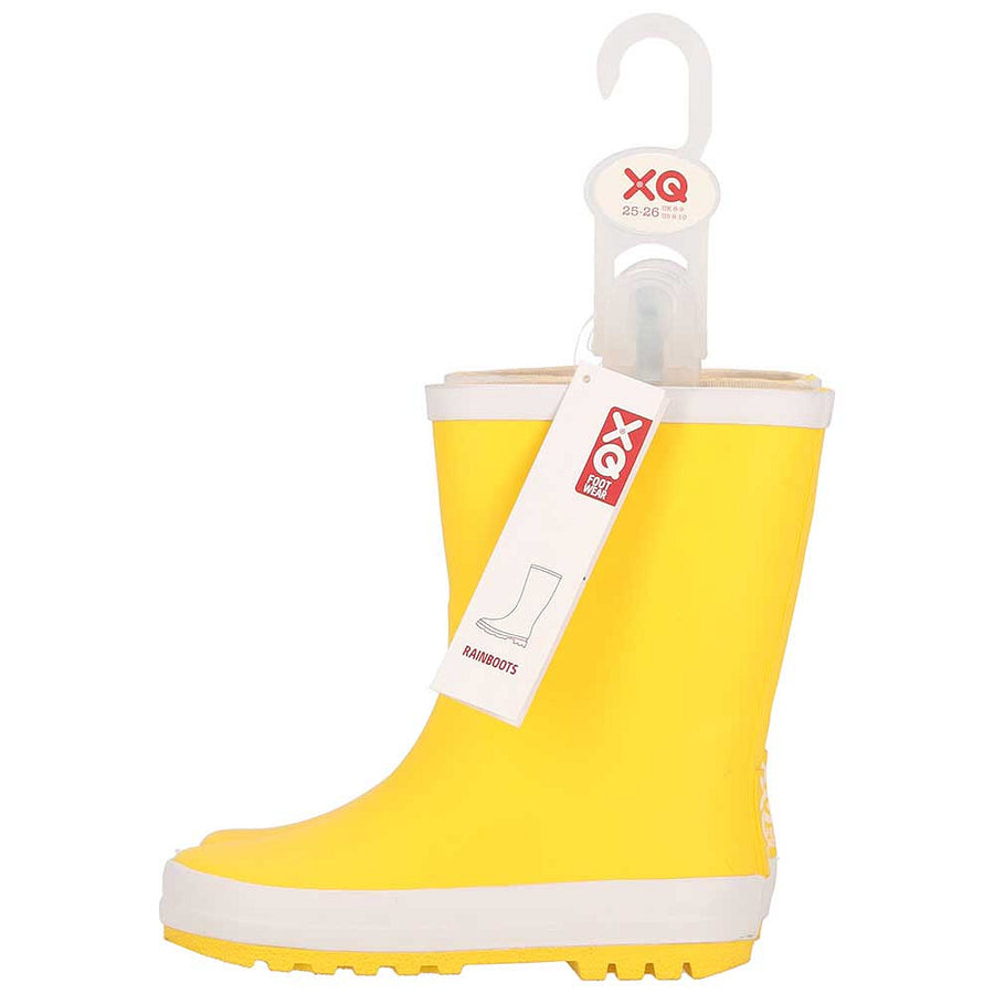 XQ rubberen regenlaarzen kinderen effen