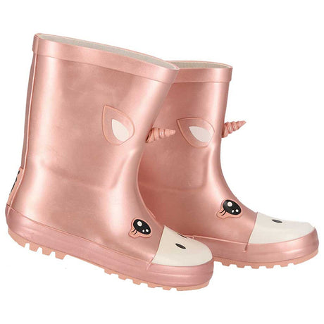 Waterdicht rubber materiaal van XQ kids regenlaarzen unicorn