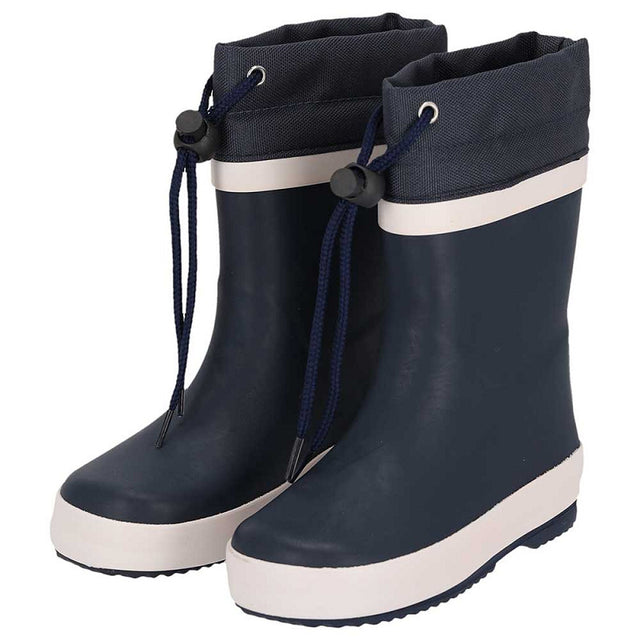 XQ kids rubber regenlaarzen in klassiek navy blauw voor kinderen