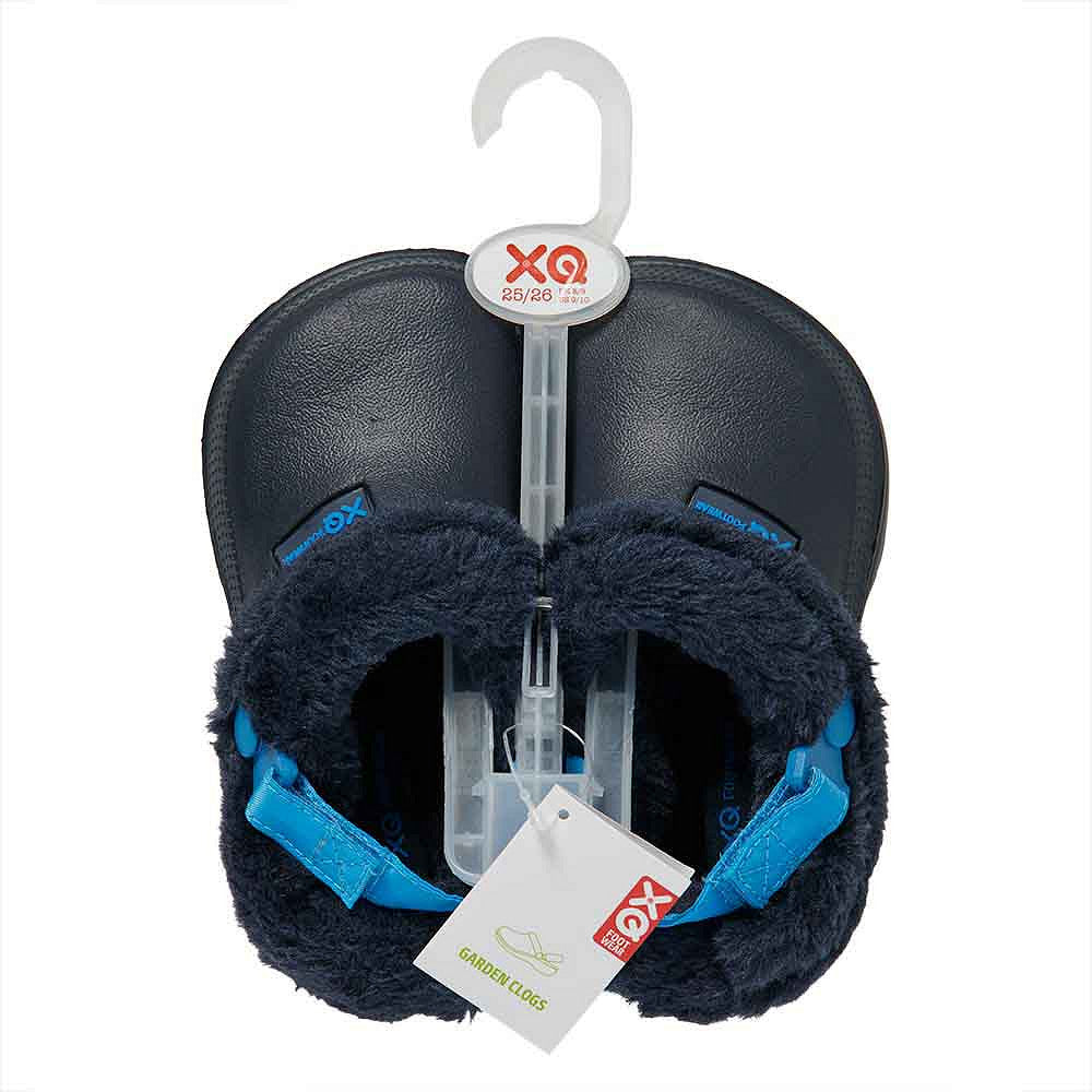"XQ kids tuinklomp met bontje in [kleur] - warme waterdichte klomp voor kinderen"