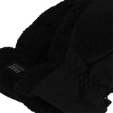 Close-up teddy materiaal Heatkeeper dameswanten zwart