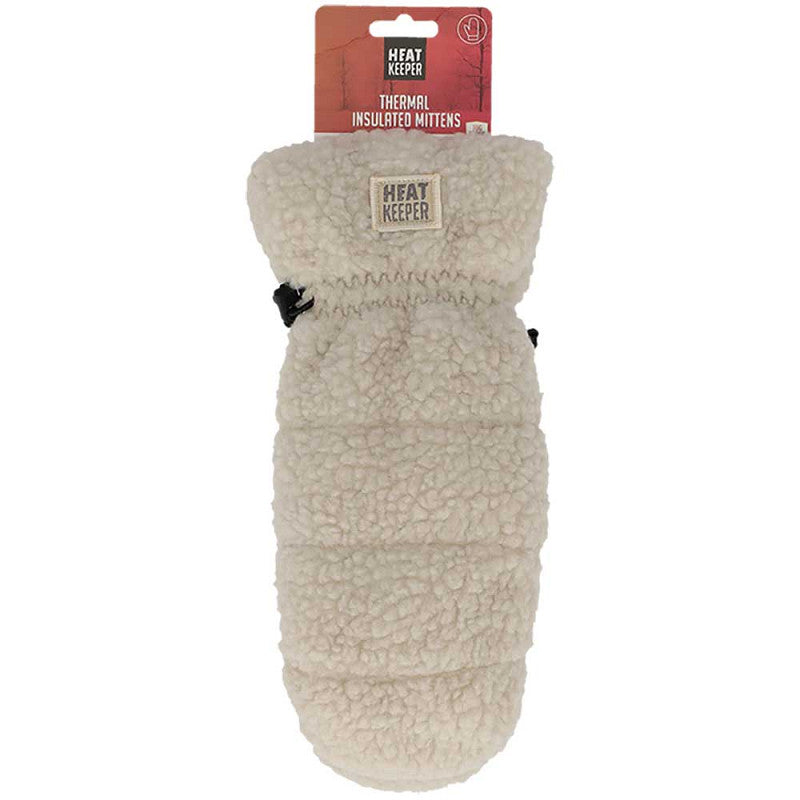 Heatkeeper Dameswanten Teddy Zwart/Wit/Bruin - Warm & Comfortabel