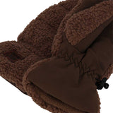 Close-up teddy materiaal Heatkeeper dameswanten zwart