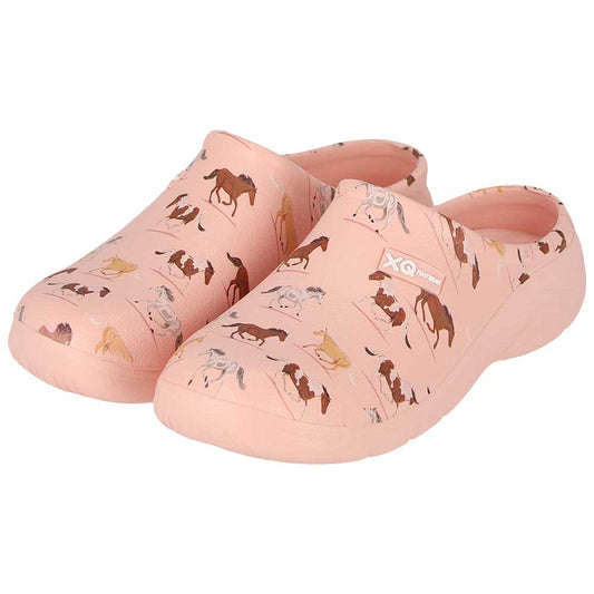 XQ Tuinklompen Dames met Dierenprint – Paarden