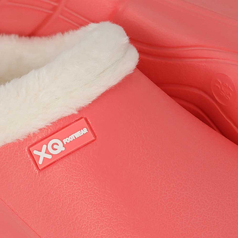 XQ Women's Garden Clogs with Fur Fashion - Entry-level &amp; Lightweight