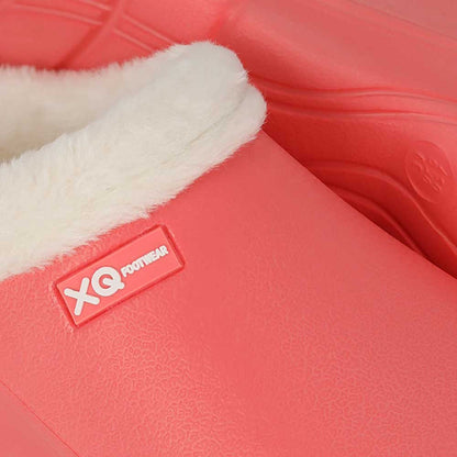 XQ Women's Garden Clogs with Fur Fashion - Entry-level &amp; Lightweight