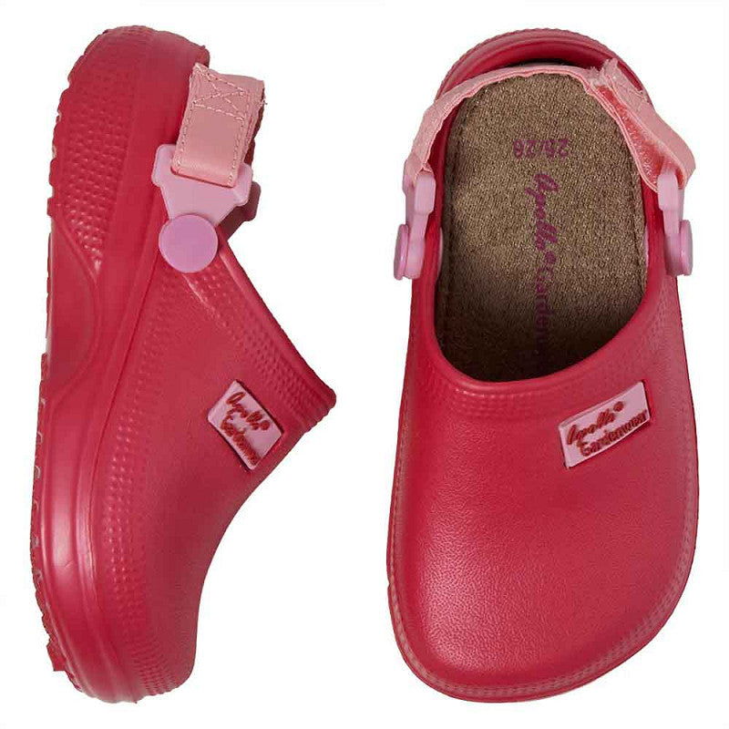 XQ Tuinklompen Kinderen - Met Klittenband Fuchsia