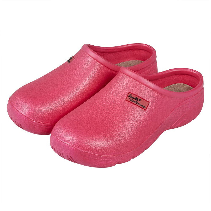 XQ Dames Tuinklompen Donker Roze - Instap & Lichtgewicht