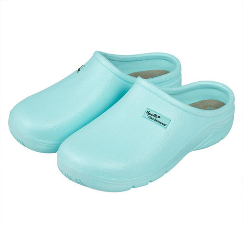 XQ Dames Tuinklompen aqua - Instap & Lichtgewicht